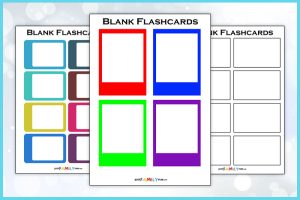 blank flashcard templates