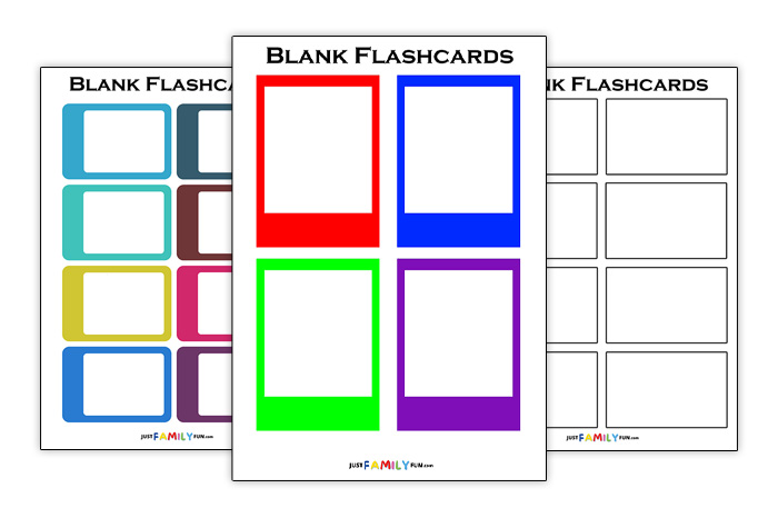 Printable Flashcard Templates