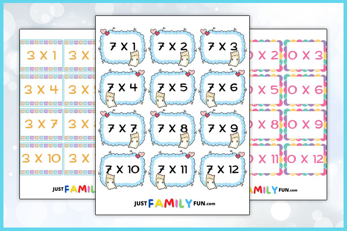 Multiplication Flash Cards