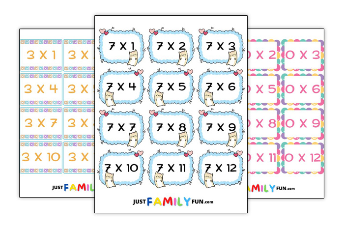 Multiplication Flash Cards