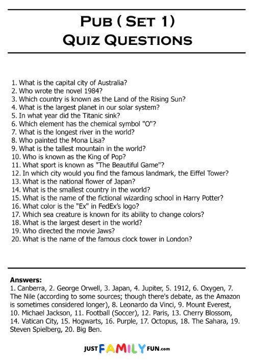 printable pub quiz questions 1