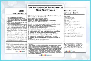 Printable Quizzes With Answers