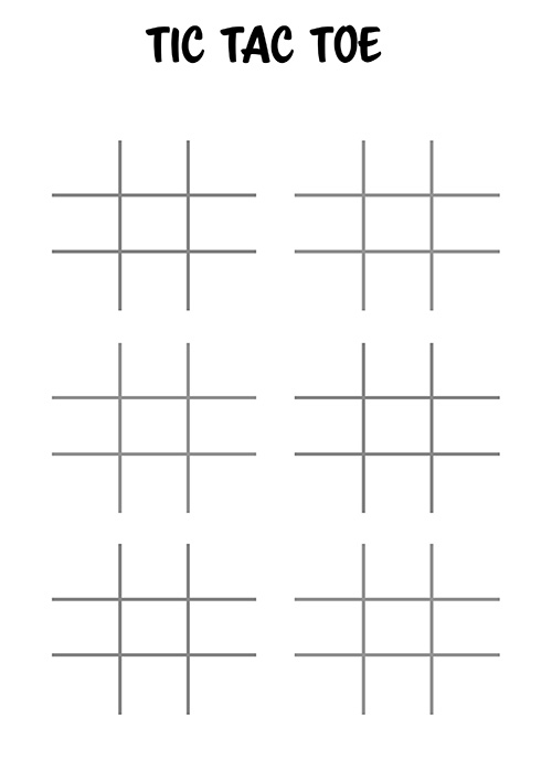 tic tac toe board