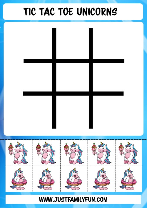 tic tac toe printable