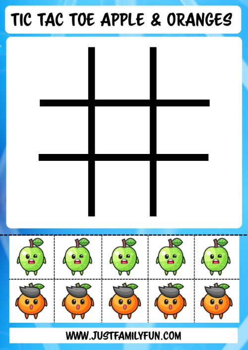 tic tac toe printable