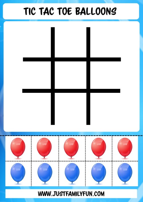 tic tac toe printable