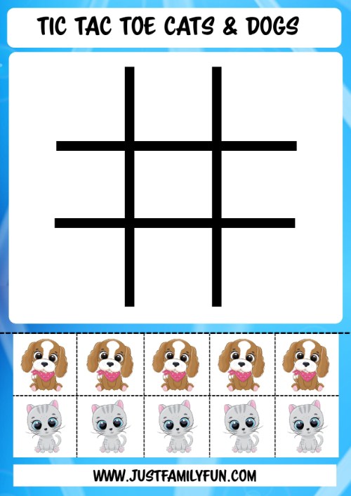 tic tac toe printable