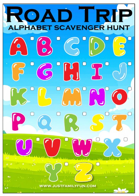 Alphabet Scavenger Hunt