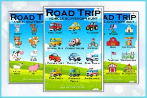 car trip scavenger hunts