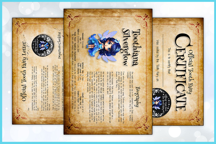 printable tooth fairy notes