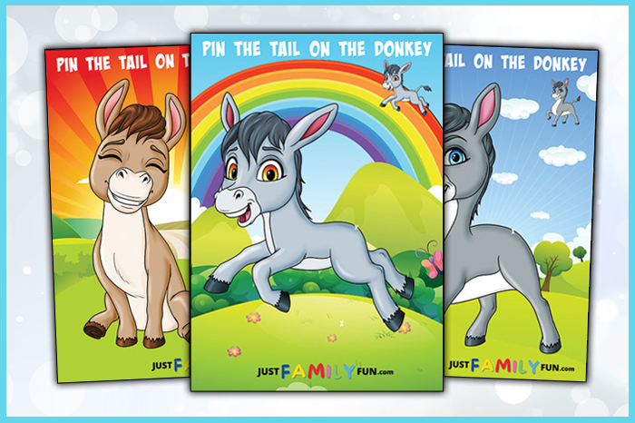 Pin the Tail on the Donkey Game