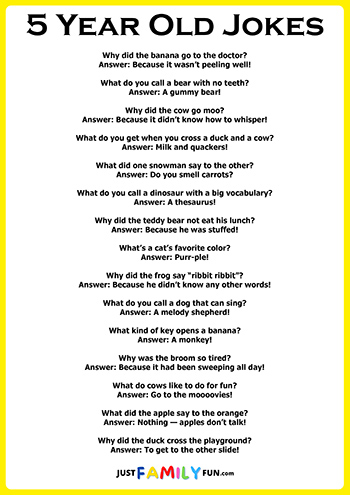jokes for 5 year olds