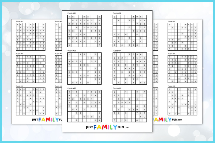 108 Free Printable Easy Sudoku Puzzles