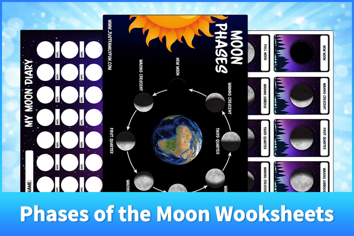Phases of the Moon Wooksheets