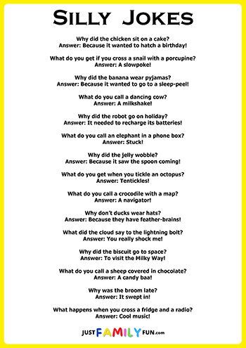 Silly Jokes For Kids