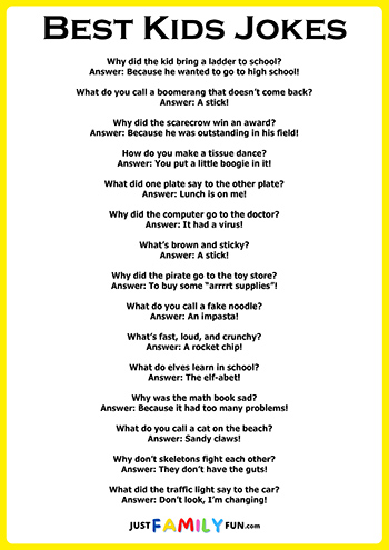 Best Jokes For Kids