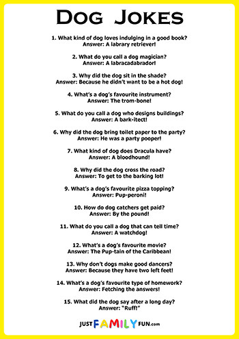 Dogs Jokes For Kids