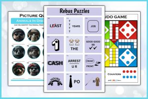 Printable Puzzles and Games