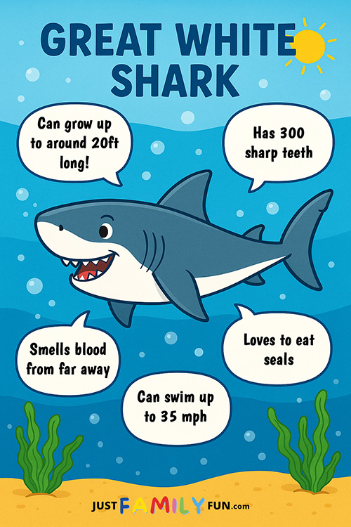 great white shark facts