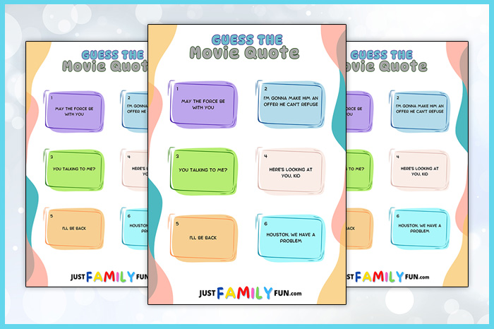 101 Guess The Movie Quote Quiz
