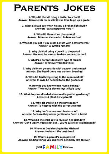 Parents Jokes For Kids