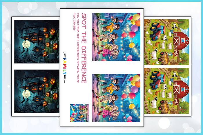 Printable Spot the Difference Pictures