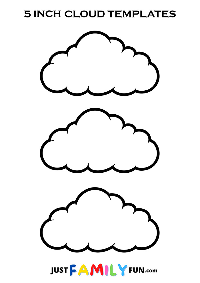 Cloud Template Printable