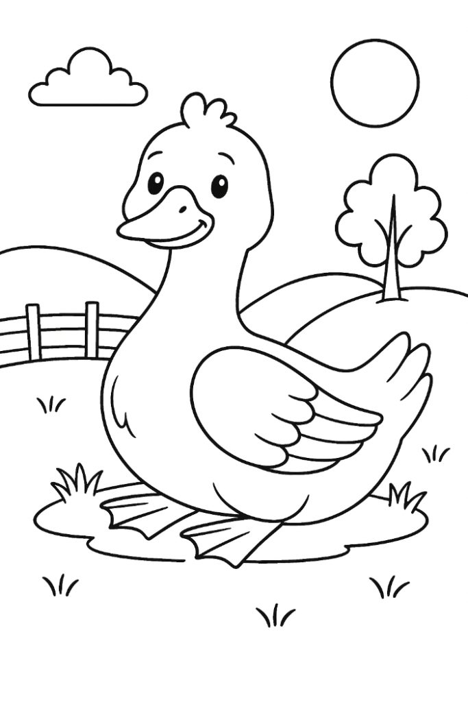 Goose Coloring Page