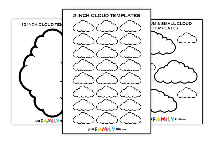 cloud shapes templates
