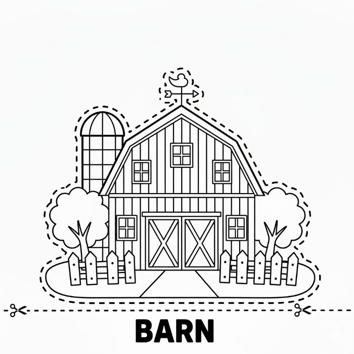 barn cut out