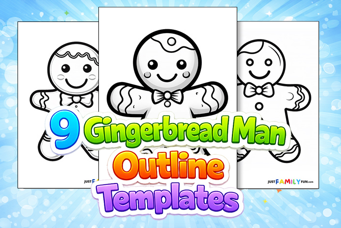 gingerbread man templates
