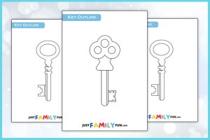 printable key outlines