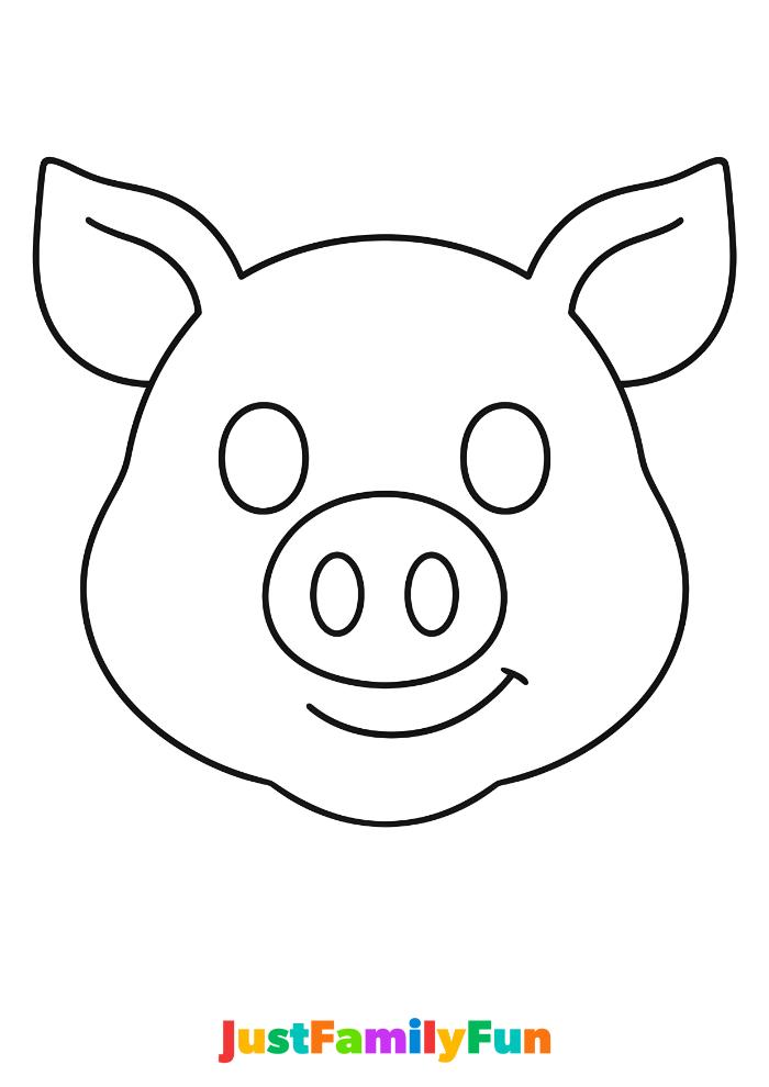 printable pig mask
