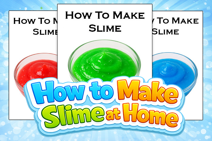 how to make slime at home
