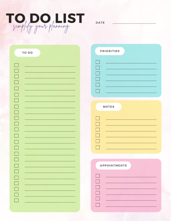 printable planner