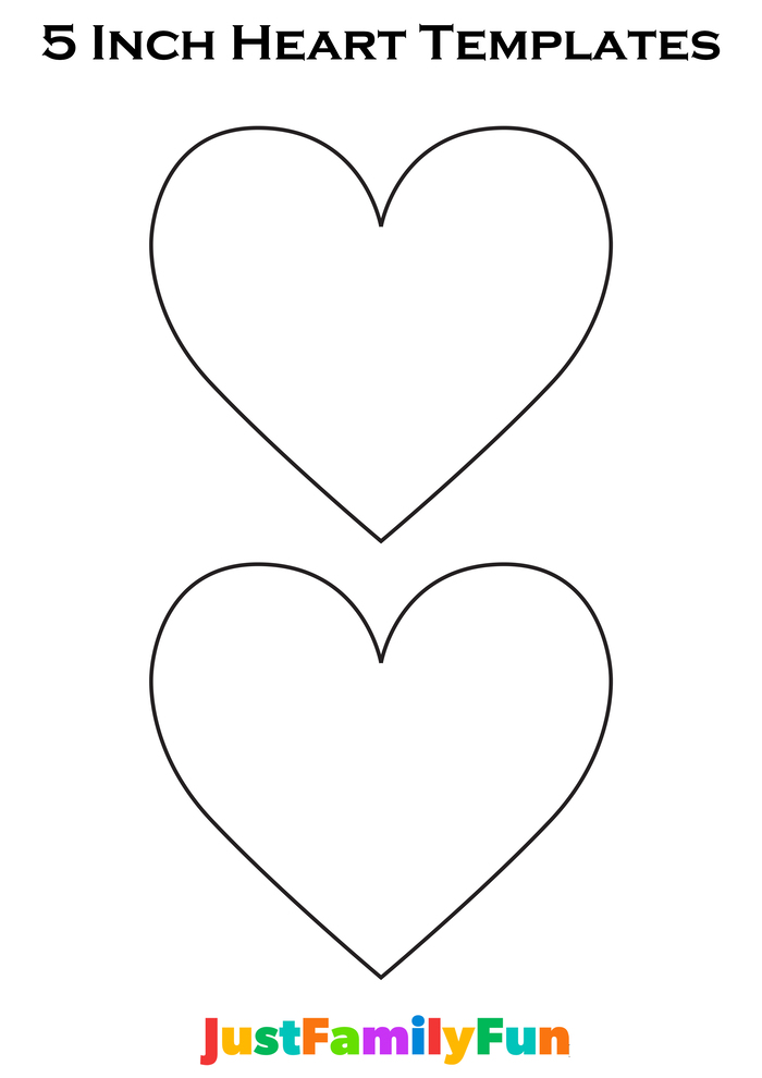 Heart Template Printable