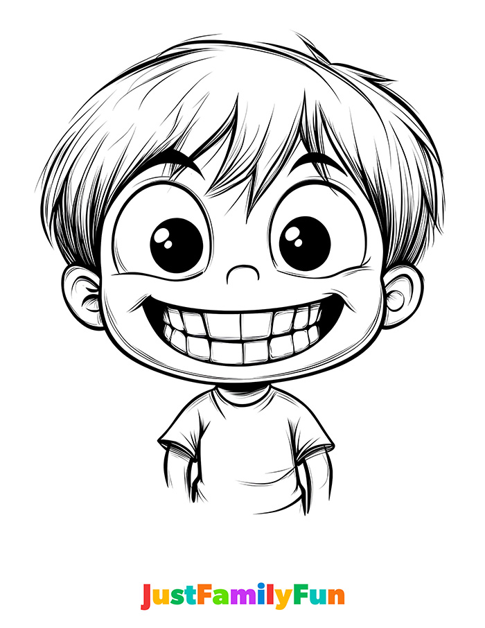teeth coloring page