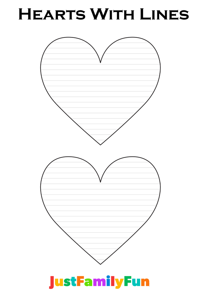 Small Hearts With Lines
