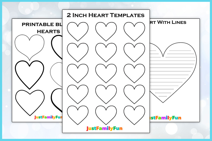 printable heart templates