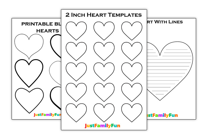 heart shape templates