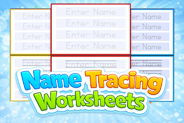name tracing worksheets