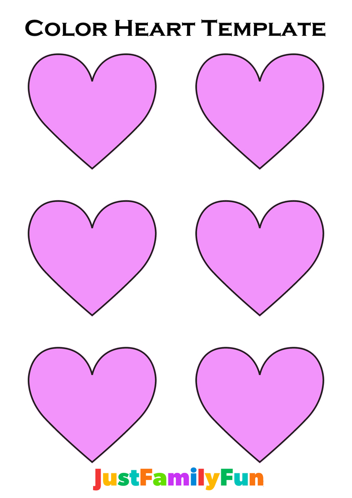 Red & Pink Heart Templates