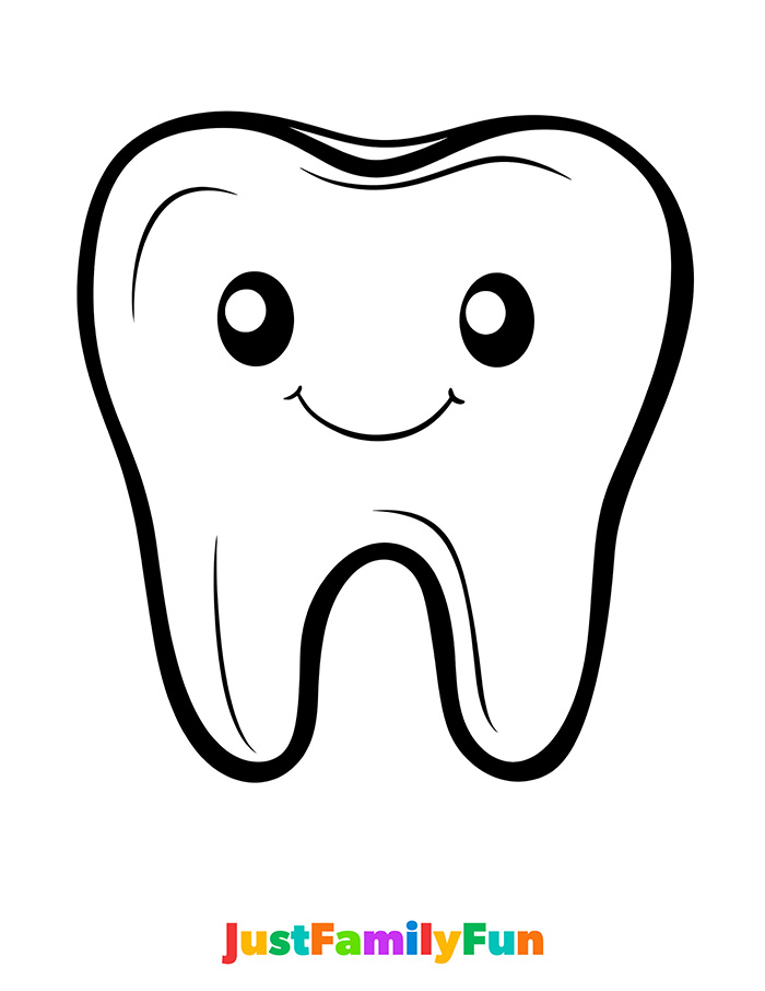 happy tooth template
