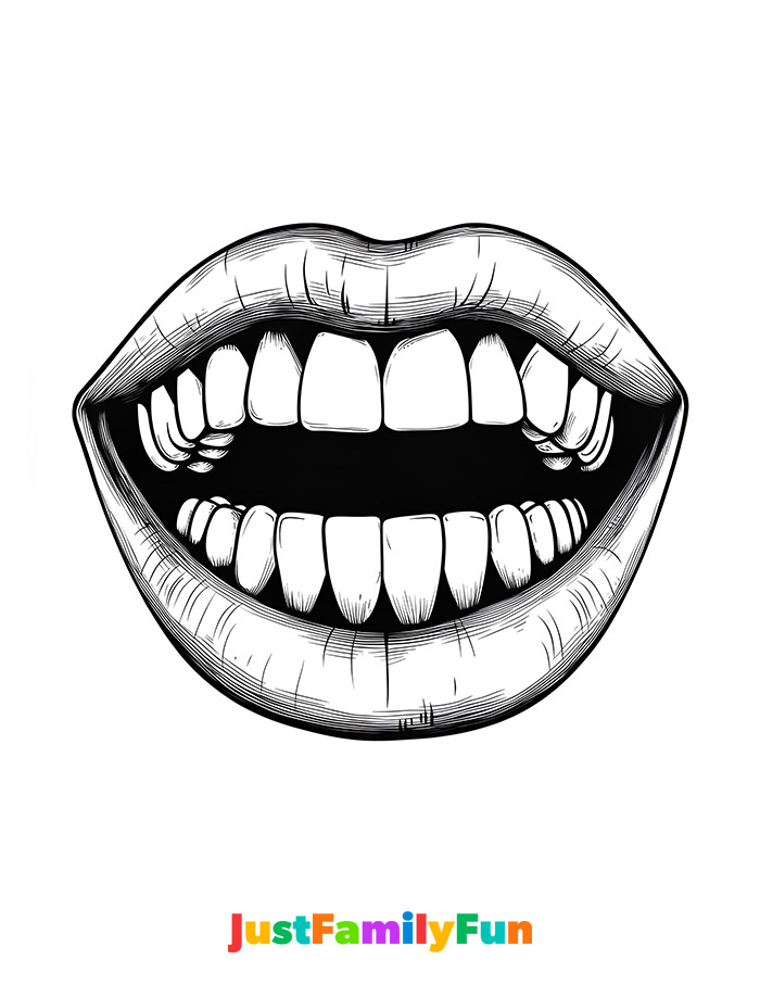 teeth outline