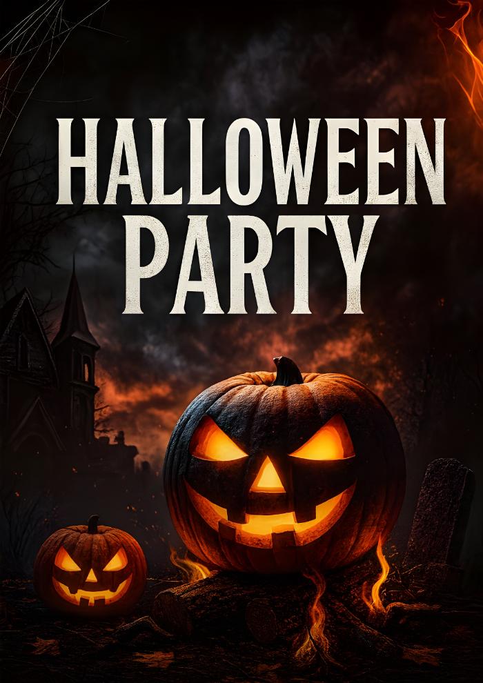 halloween party posters