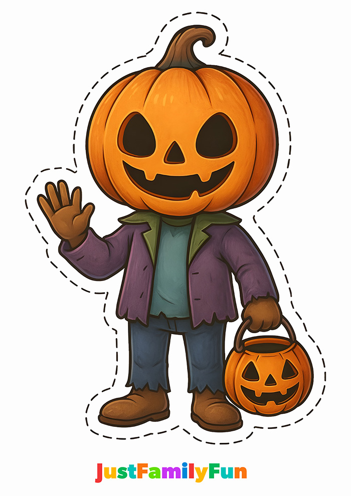 pumpkin head cut out