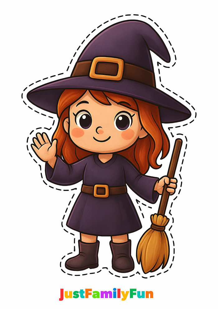 printable witch cut out