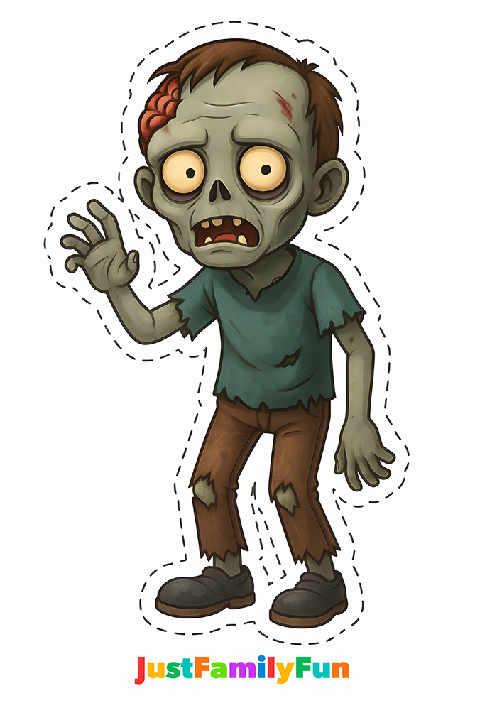 zombie cut out