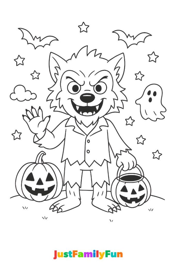 Wolf Coloring Page