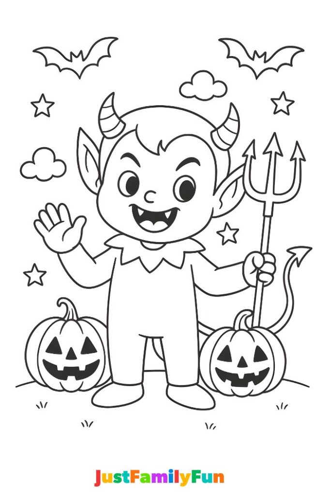 Witch Coloring Page